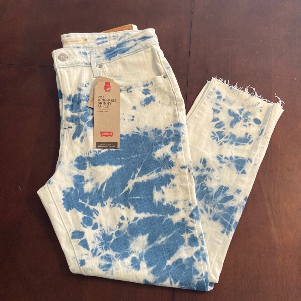 NWT Levi’s 721 high-rise skinny ankle jeans